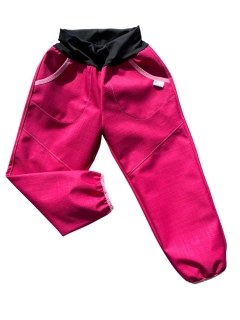 Softshellové kalhoty J/P růžové
